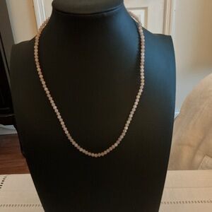 ARICA Peach Moonstone Sterling Silver Necklace